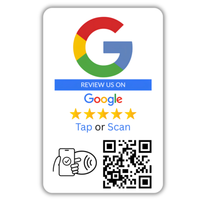 google review card