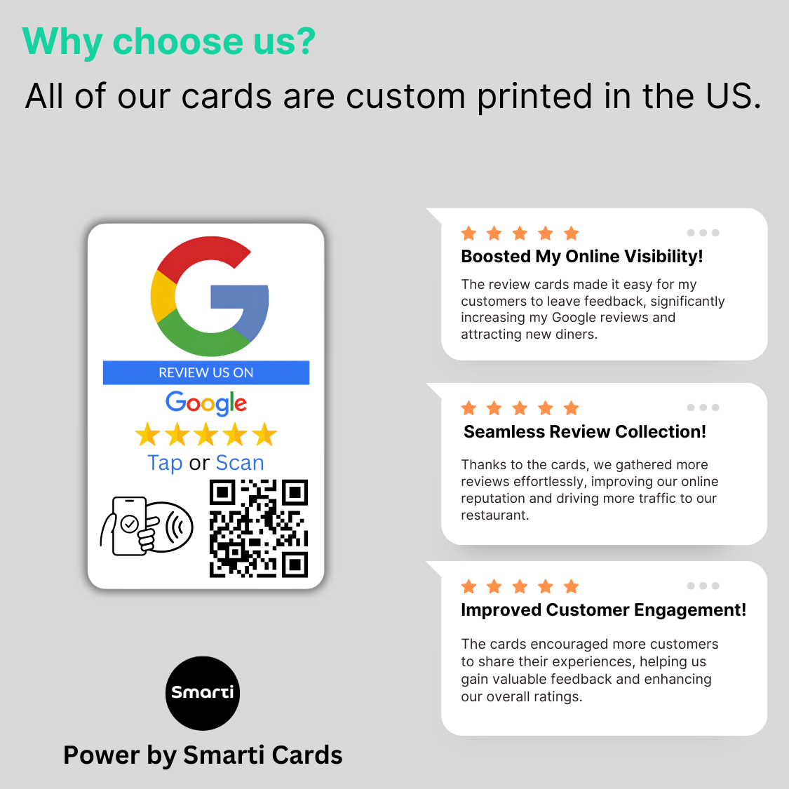 smarti card google review card