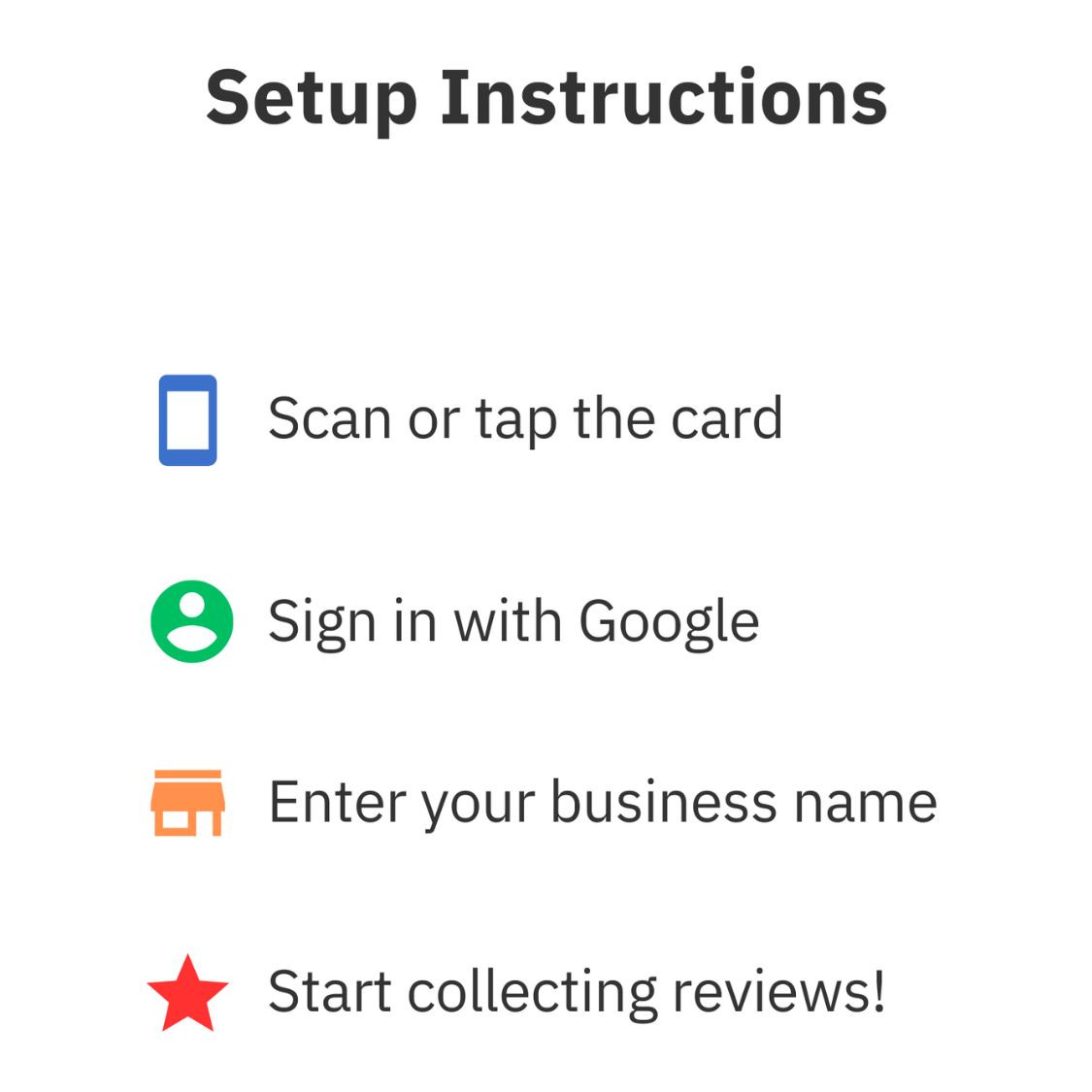 how to tap google review card